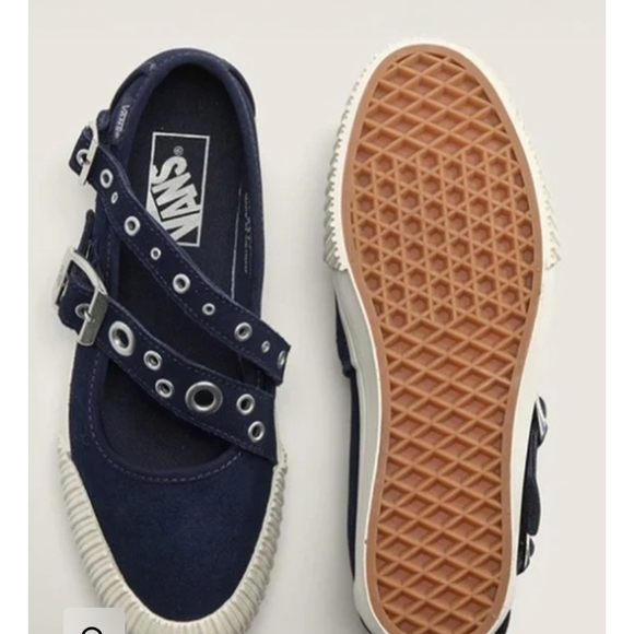 Vans Shoes - Vans Mary Jane Straps Metal Parisian Night Womens Sz 11 Box